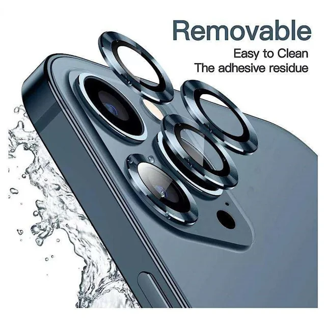 محافظ لنز دوربین مدل رینگی اکلیلی مناسب برای گوشی موبایل اپل IPHONE 12 PROMAX 101799815